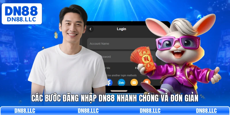 Các bước đăng nhập DN88 nhanh chóng và đơn giản