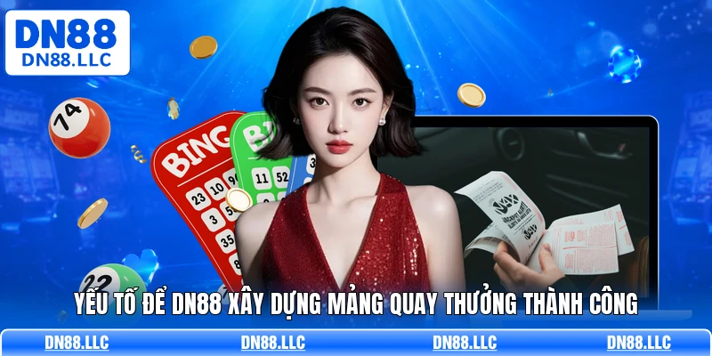Yếu tố để DN88 xây dựng mảng quay thưởng thành công